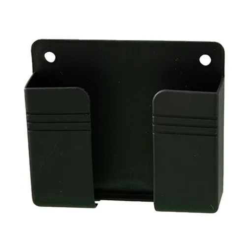 Rack , Wall Mount Phone Holder Phone Stand with Self Adhesive. Phone Holder for Shower Charging and Rv for Iphone and Android Black