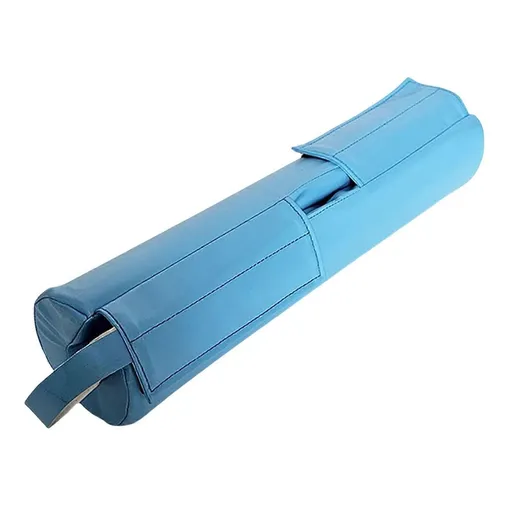 PU Leather Barbell Squat Pad Support Accessory 43x9cm for Weight Lifting - Blue