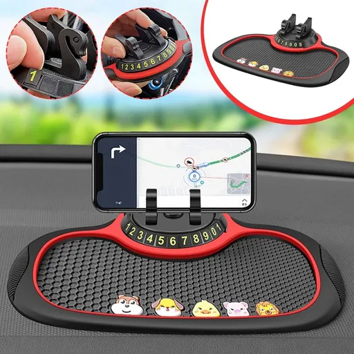 Anti Slip Dashboard Pad Mat Cell Phone Car Mount with Extra Pad