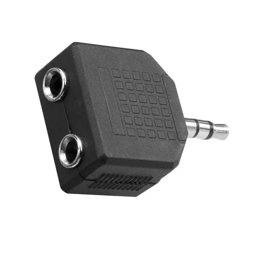 3.5mm Headphone Y Splitter, Gold Plated 3.5mm 1/8 inch Male to Dual Female Stereo Jack Adapter Converter