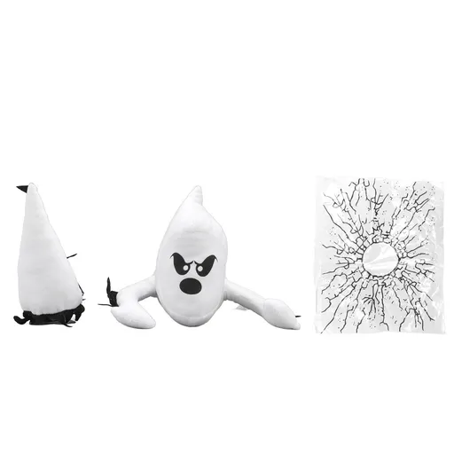 Angry Ghost Plush Toys Crashing Ghosts Halloween Broken Window Ghost for Indoor Outdoor Party Decoration