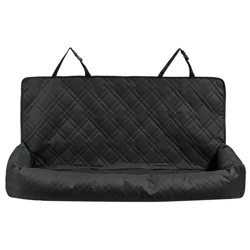 Dog Car Seat, Waterproof Dog Booster Seat for Car, Pet Car Seat with Clip-On Safety Leash, PP Cotton Filling, Dog Car Bed for Medium & Large Dog up to 45.4 kg, Black