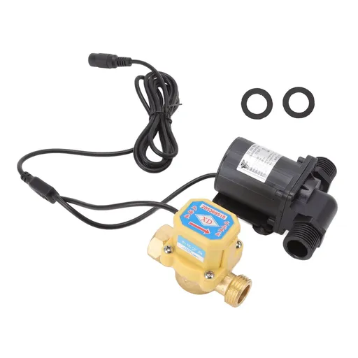 Water Heater Booster Pump Brushless Quiet 6v-24v G1/2 Male Thread