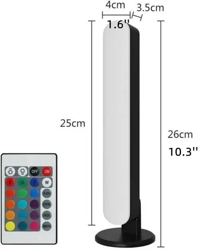 RGB light strip, smart LED light strip suitable for room size, three control modes, dynamic music synchronization mode, USB interface