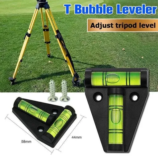 T Shaped Spirit Level for Caravan Tripod Camper RV Boat Trailer Use