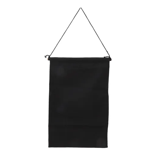 Brooch Storage Hanging Flag Multi Purpose Stylish Classic Pin Collection Organizers Banners for Home Office Dorm Black S 35x22.5cm 25cm(wooden Stick)