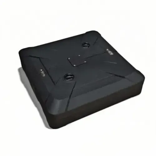 82cm Black Offset Patio Umbrella Base - Sand/Water Filled Square
