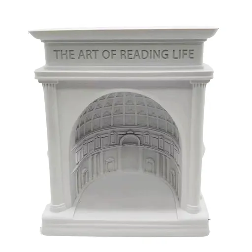 Candle Warmer Lamp Dimmable Decorative Palace Building Design Aroma Candle Melting Light for Bedroom CN Plug Candle Melting Lamp