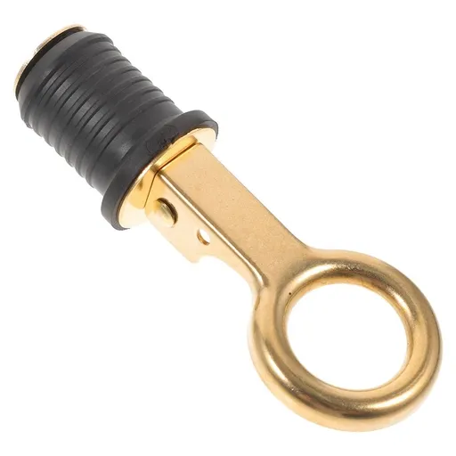 Leakproof Golden Marine Boat Drain Plug for Watercraft Transom Accessories, and Easy to Install