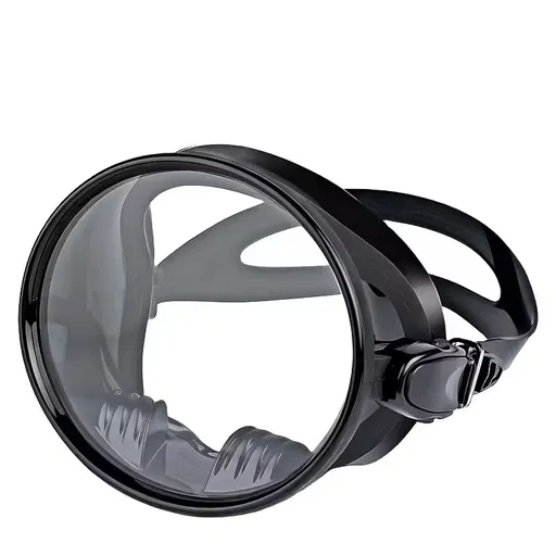 Diving Mask Scuba Mask Spearfishing Mask Freediving Water Mask Tempered Glass Oval HD Anti-Fog Scuba Goggles for Adults