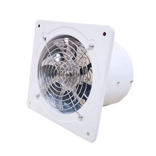 8 inch Exhaust Fan Through-wall installation Ventilation Fans Exhaust Smoke Fan with Power Cord for Kitchen,Bathroom Garage (white