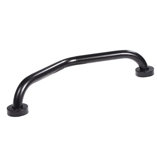 Stainless Steel Curved Shower Tub Safety Grab Bar Towel Rack Wall Mounted Bathroom Handrail