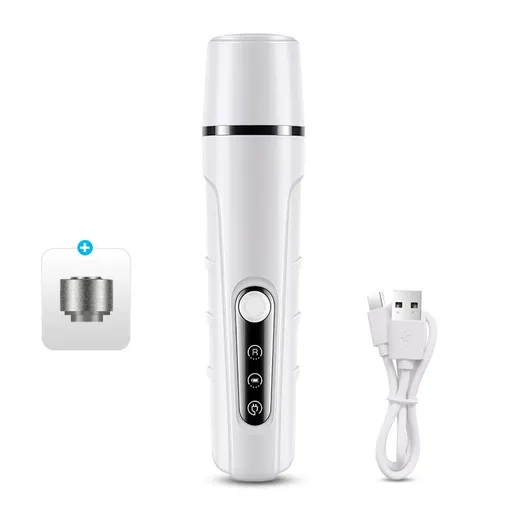 Electric Nail Clippers for Dogs and Cats with LED Light, Low Noise Pet Nail Trimmer, Compatible with All Breeds, SZ1