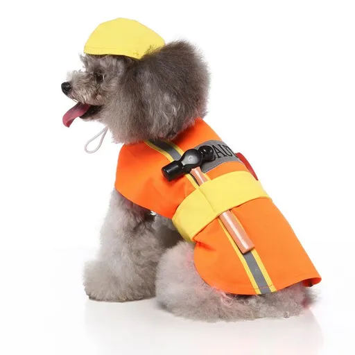 MEIQIPETBABY Dog Costume Polyester Small Breed SDZ136 engineering service L Size: L; Neck (cm): 32-38; Bust (cm): 44-50; Back length (cm): 31-35; Recommended pet weight (kg): 7.0 - 10.0