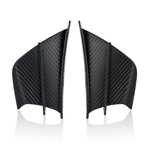 Motorcycle Aerodynamic Winglets ABS Wing Spoiler Universal Modification Accessory Matte will not damage the original motorcycle