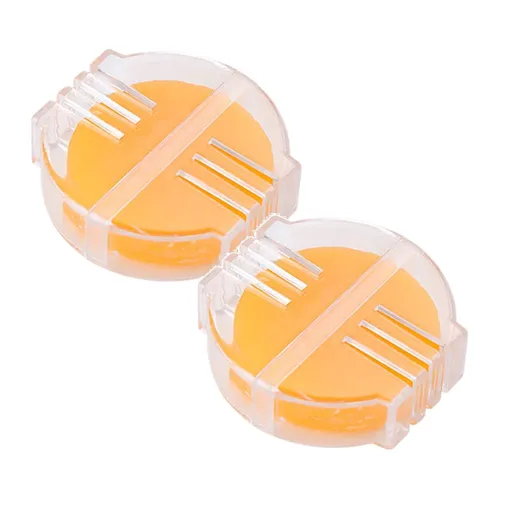 2 Pack Yellow Beeswax Thread Conditioner, Sewing Wax with Storage Box for Quilting Hand Sewing and Reinforcing Thread