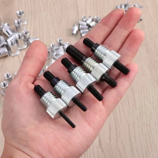 86-Piece Rivet Nut Tool Kit with Threaded Insert Hand Riveter Set for Steel, Aluminum & Metal, Includes Accessories