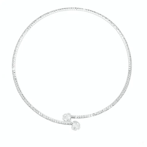 Choker Necklaces Adjustable Crystal Party Necklace Sparkle Wedding Neckalce Gold or Silver Chain Jewelry