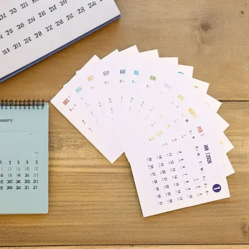 Countdown Calendar Stickers with Unique Adhesive Designs, Multicolor Paper, Ideal for Desk or Wall Decoration