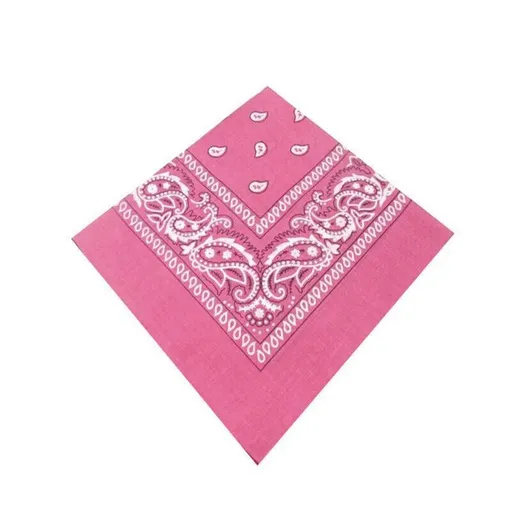 Paisley Bandana Scarf Head Wrap Face Neck Cover Summer Outdoor Fishing Headwear - Pink