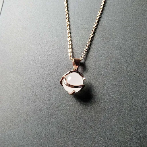 Natural Fresh Water Pearl Pendant Necklace for Women | June Birthstone Jewelry Gift for Her | Anniversary | Engagement