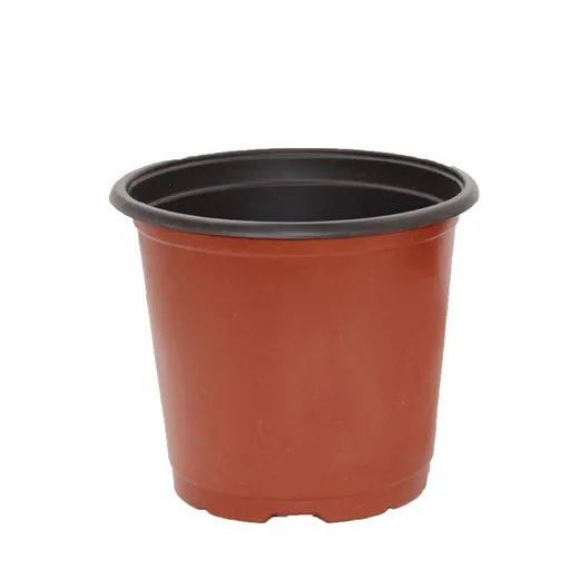 Thickened Plastic Plant Nursery Pot 2 Color Seedling Pot Flower Plant Container for Garden BalconyCaliber 110mm / 4.3in