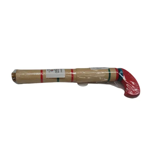 2x Classic Wooden toy popgun perfect addition to your toy collection