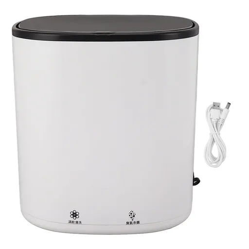 Electric Cosmetic Brush Cleaner 4.5L USB Turbo Blue Lights Cleaning One Key Control Makeup Brush Cleaner Dryer Machine for All Size Makeup Brush