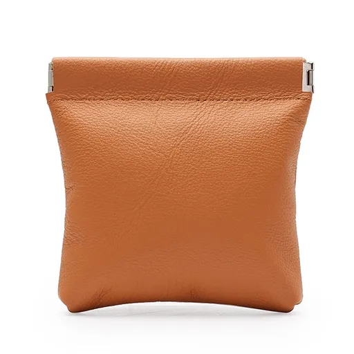 2pcs PU Leather Jewelry Travel Bag Leather Jewelry Pouch Christmas,Wedding Party Favor Gift Bag (Brown)