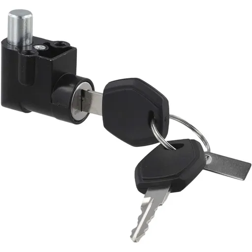 E-Bike Battery Case Power Lock and Key Set for 1 and 2, Metal Security Replacement with 11mm and 20mm Options, Silver and Black (20mm)