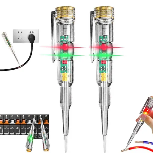 24-250V Portable Electrician Circuit Tester Pen, Responsive Electrical Tester Pen, Non Contact Voltage Tester Pen (2PCS)
