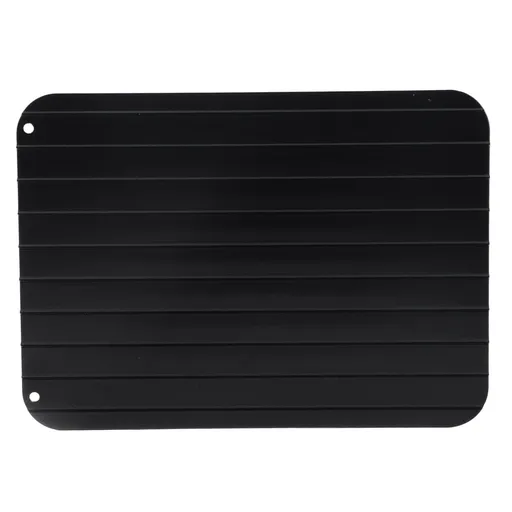 Metal Aluminum Fast Safe Food Meat Defrosting Thawing Tray Plate Home Kitchen Gadget