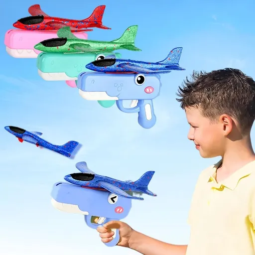 2/3 Pack Airplane Launchers Toy for Kids Toy Plane Outdoor Toys for Boys Flying Toys Birthday Gifts for Boys Girls 4 5 6 7 8 9 10 11 12 Year Old