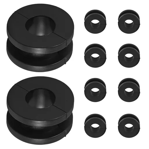 Worgeous 10pcs Motorcycle Rear Shock Absorber Sleeve Buffer Rubber Ring Bushing Fixed Ring