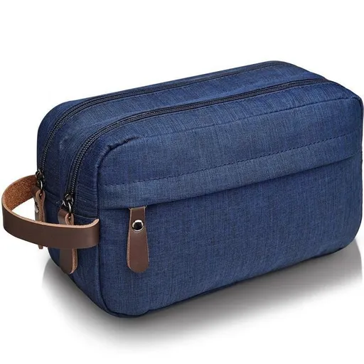 Toiletry Travel Bag for Men Waterproof Travel Toiletry Organizer Bag with Handle Men's Dopp Kit Shaving Bag Large Capacity (Navy)
