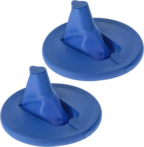 Master Elite Paint Can Lid Cover and Pouring Spout for 1-Gallon Containers, 2 Pack - Secure Seal with Built-in Spout to Pour Easy, Prevents Messes, Spills, Drips, Splatter - Paint Storage Lid