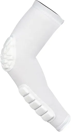 Padded Elbow Forearm Sleeves Compression Arm Protective Sleeve Basketball Shooting Protective Pad