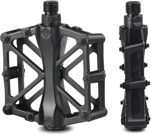 Foot pedals - 9/16 inch mountain bike foot pedals - with waterproof, sealed bearings - 2-pack