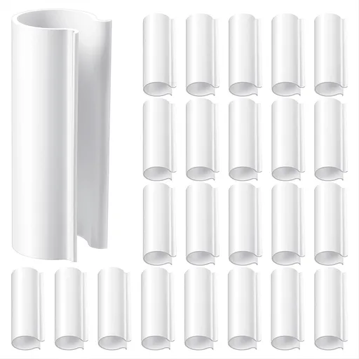 32 Piece Snap Clamp for PVC Pipe Greenhouses,Row Covers,Pool Cover Clips,Shelters,Bird
