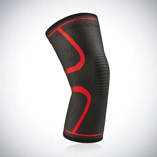 Worhdefence Knee Pads Nylon Basketball Sports Red [Single Pack]] [XL] recommend weight 75.00 kg-95.00 kg