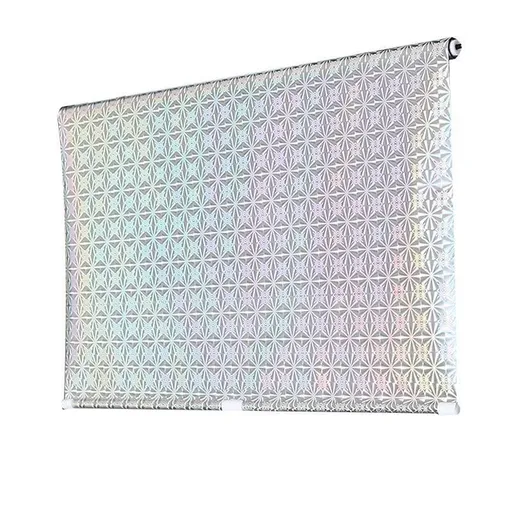 Silver Roller Blinds Suction Cup Sunshade Blackout Curtains Car Home Window Curtains - 45 X 125 CM