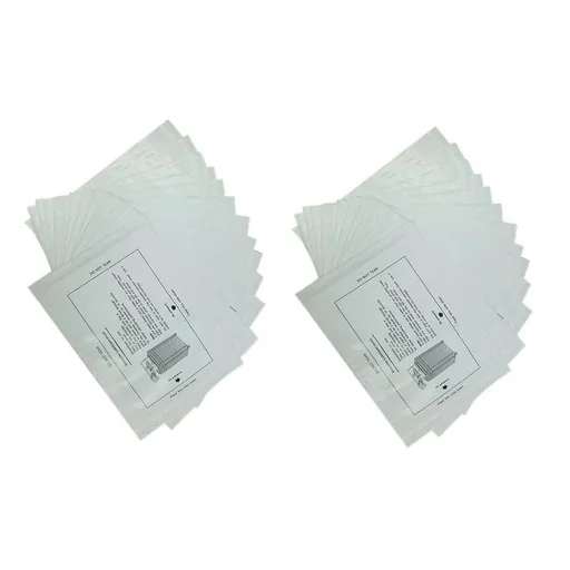 24 Piece Paper Lubricant Sheets Portable Lubricating Oil White