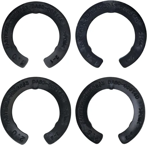 4 Pcs Upgraded DA99-04158A Hinge Shim Refrigerator Door Height Adjustment Kits, Replacement Parts for Samsung 3282540, DA60-00314C, PS6448337 AP5668209,4 Different Thickness