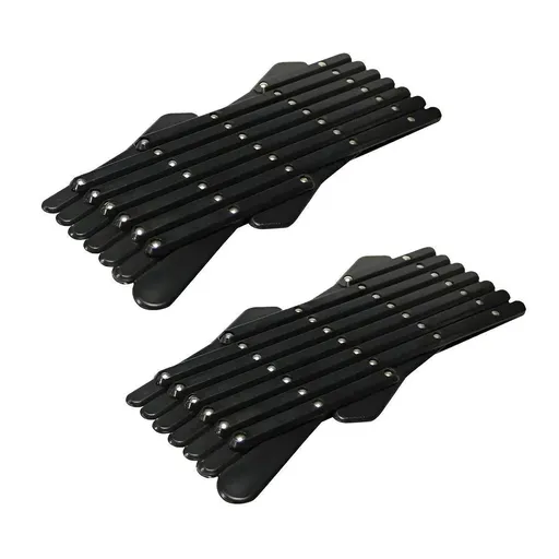 2pcs Retractable Car Window Guardrail for Dogs Cats Pet Barrier Fence - 24cmx10.5cm