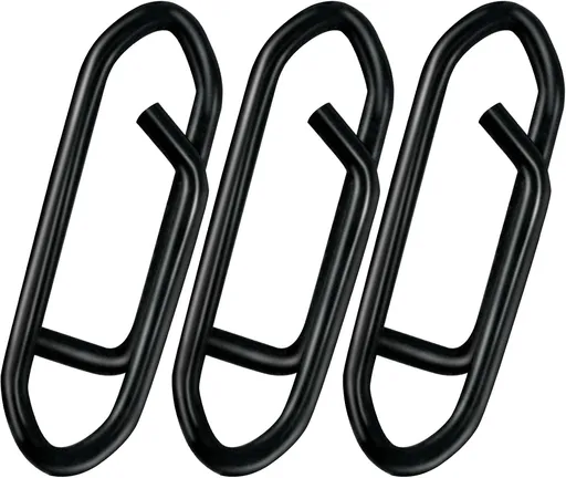 50-Pack Fishing Stealth Power Speed Clips, High Strength Stainless Steel Clips for Lures Quick Change, Freshwater Saltwater Crankbait Popper Snap Connector Tackle 25LB
