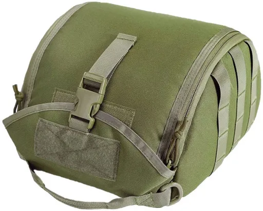 Tactical Helmet Storage Bag, Padded Anti-Scratch Large Capacity for Outdoor Use, Army Green, 32*23*15cm