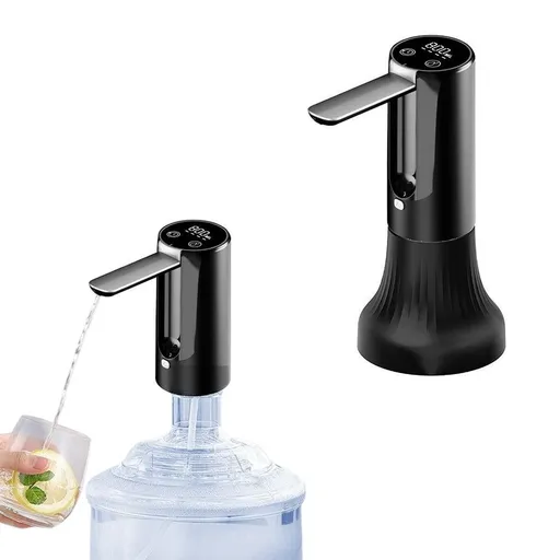 Digital Automatic Water Pump USB Rechargeable Water Dispenser Black