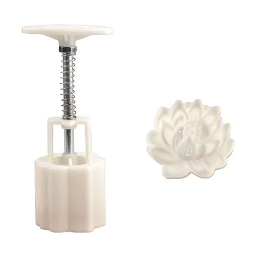 Stamped mid-autumn mooncake press mold, hand-pressed mooncake dessert DIY with 1 stamped flower, mooncake puff pastry press mold