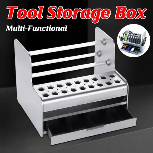 Tool Cabinet Multifunctional Desktop Organizer Screwdriver Parts Rack Case