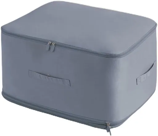Ultra Space Saving Self Compression Organizer, Self Compression Moving Organizer Bags, 2024 New Heavy Duty Moving Bags Space Saving Self Compression Organizer for Comforters (Dark Blue, Large)